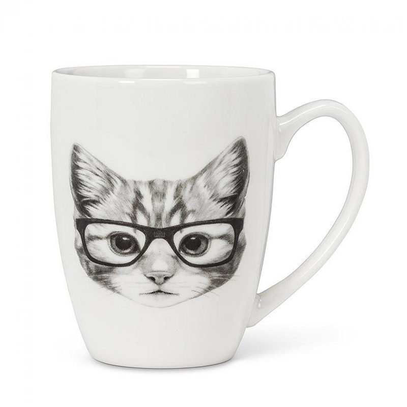 Tasse à stylo et encre pour chat
