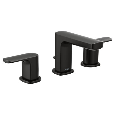 Robinet de salle de bain espacé avec ensemble de drain Rizon