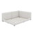 Linen Upholstered Floor Bed With USB Ports And Wood Slat Support-311912671