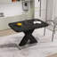 Table de salle à manger extensible carrée