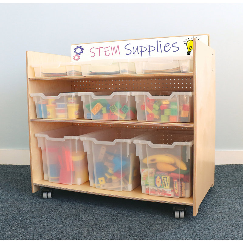 6 Compartment Manufactured Wood Cubby