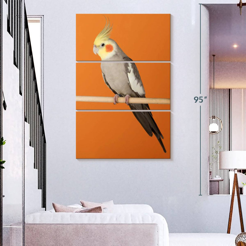 Brampt Cockatiel, 74" H x 48" W