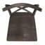 Chaise d'appoint en bois massif brun foncé Lorelei