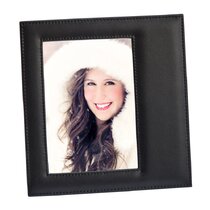 Dansk Suede Leather Photo Storage Box 5x7 Photo Frame / Picture Frame