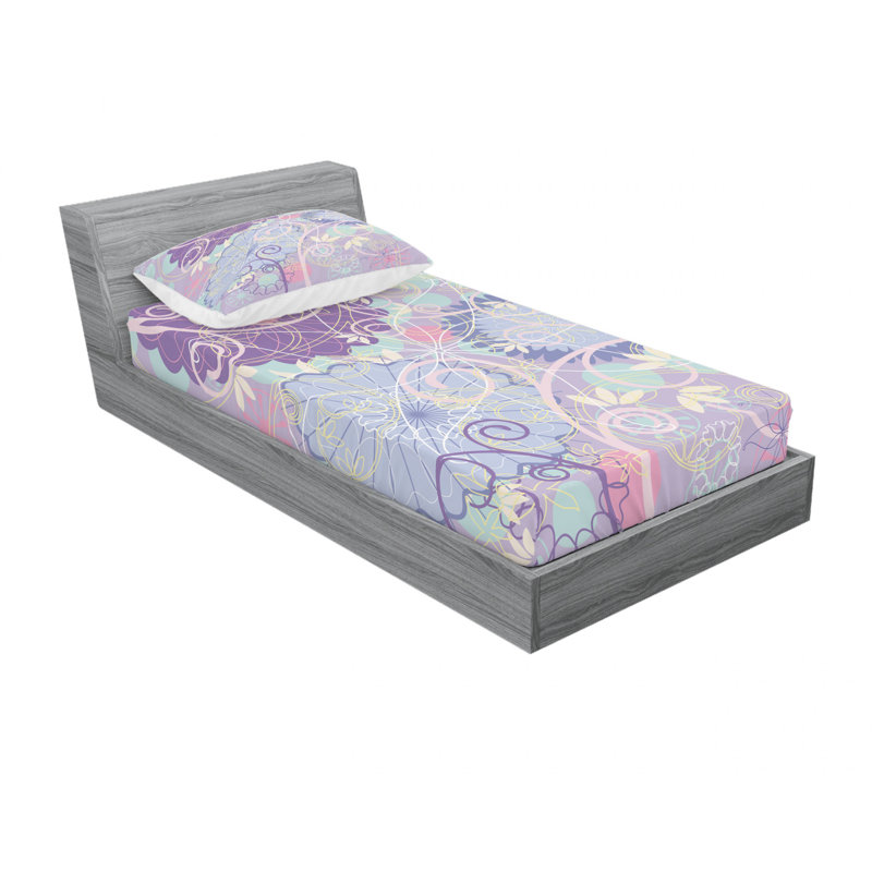 Ensemble de draps Spring Nature, Ensemble de draps pour lit simple avec drap-housse