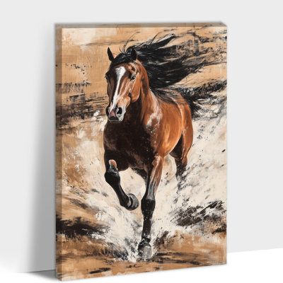 Art mural cheval GUTTATE, décoration murale photos cheval, peinture murale cheval pour le salon, art mural sur toile cheval, affiches à cheval pour bureau mural encadrées prêtes à être accrochées 12 po x 16 po