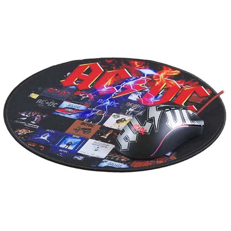  11.8-In. Round Gaming Mouse Pad (AC/DC®)