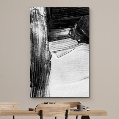 "A Skull Face And Flowers Horror Gothic Moody Dark Illustration Modern Art Work Decor"