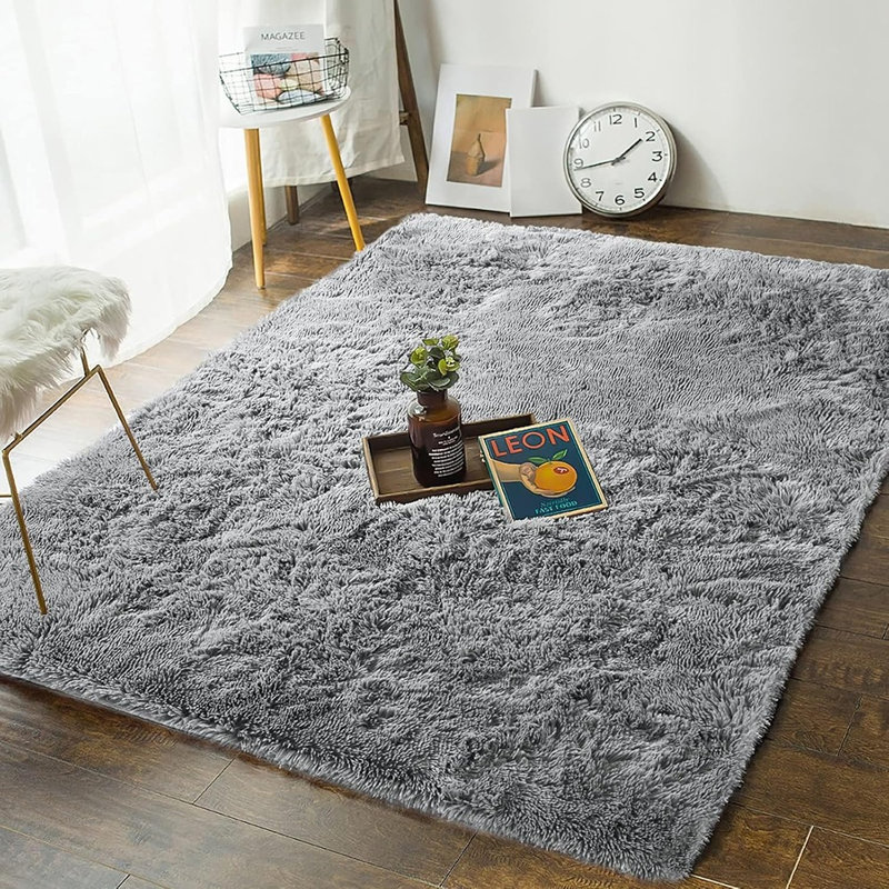Tapis moelleux moelleux pour chambre Andecor