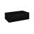 Slice Teak Coffee Table, Rectangle, Black