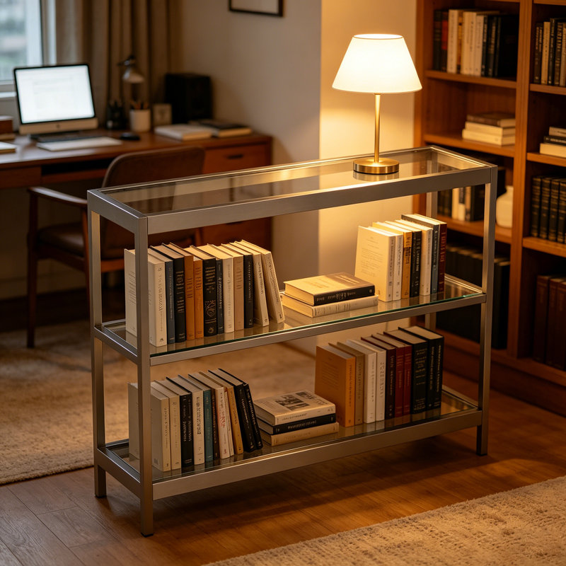 Console Evajoy, Argent, H 29,33 po x l 35,43 po x P 10 po, Argent argent