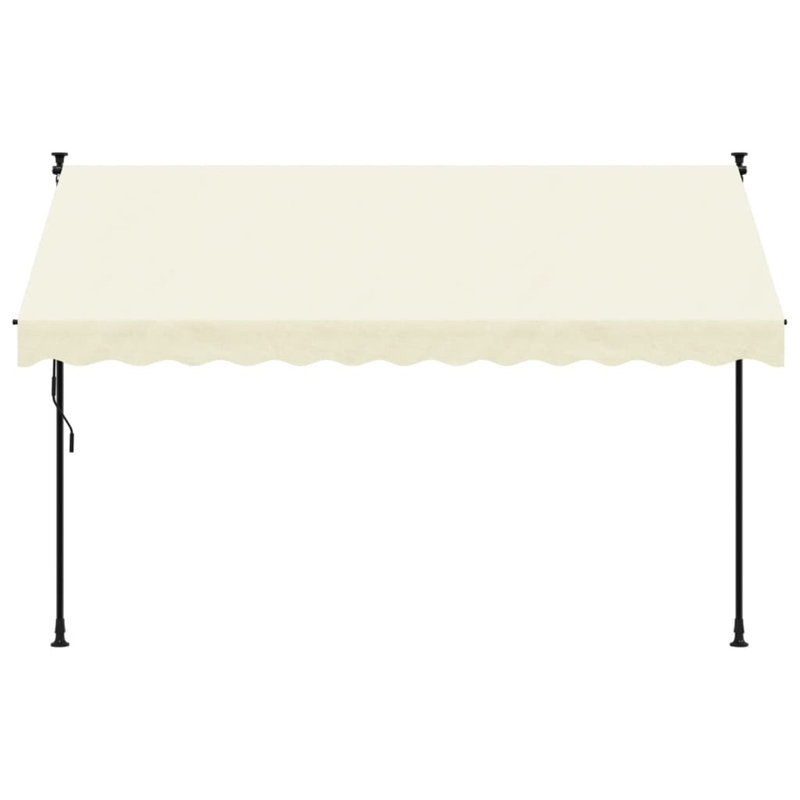 Replacement Fabric For Awning Valance, 300cm W x 150cm D, Solid Colour, Cream