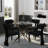 36 Inch Clear Tempered Glass Round Dining Table With Polished Metal Base-21971530