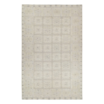Scandinavian Wool Geometric Area Rug