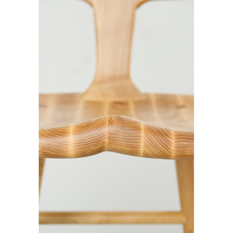Anvil Chair With Back, Matte Ash, Bar Stool (31” Seat Height)
