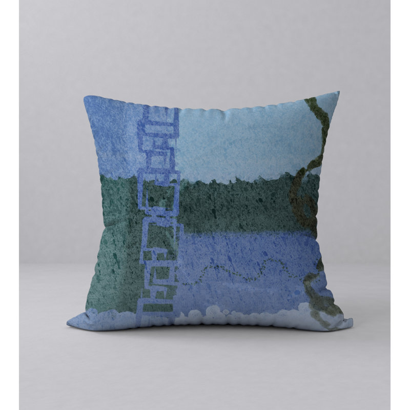 Housse de coussin de coussin carré exceptionnelle pour coussin Capri, H 20 po x l 20 po