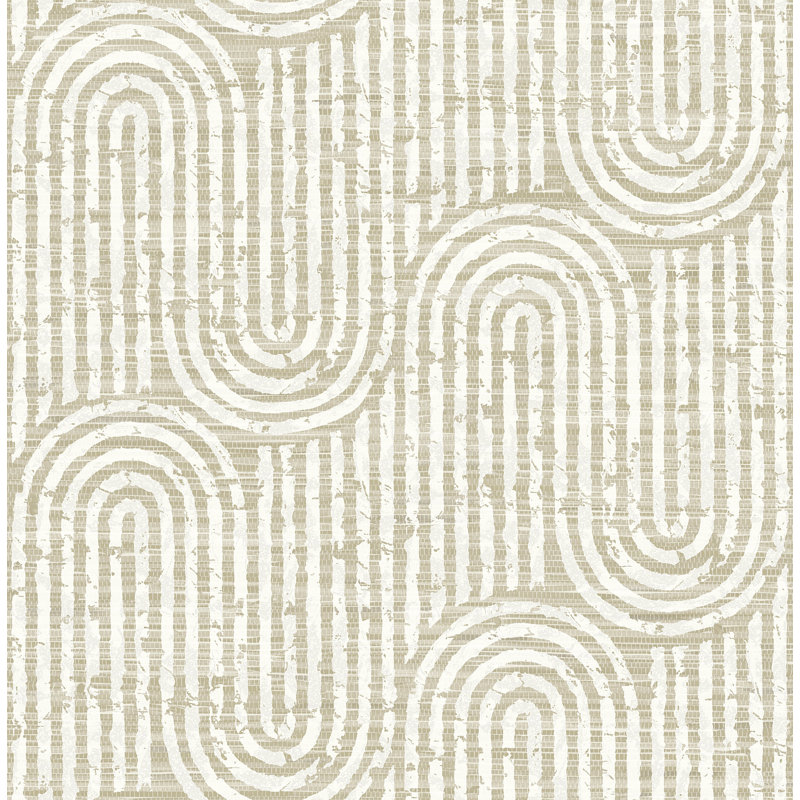 Papier peint Trippet Zen Waves, Brun