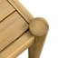 Table de réunion en bois pour l'extérieur - Spacieuse, facile à nettoyer, stable, antidérapante