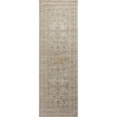Chris Loves Julia x Loloi Rosemarie Floral Ivory/Natural/ Yellow Area Rug