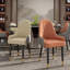 Leather Dining Chairs Upholstered High Back Soft Padded Seat Side Chairs For Kitchen Dining Living Room-385683095