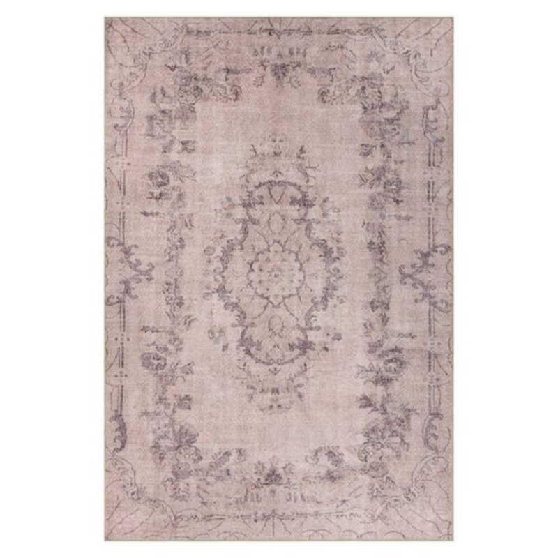 Luxurious Machine Washable Area Rug, 4.9 x 7.5 Feet, 100% Polyester, 1850 g/m², Pile Height: 0.2 inches | Eco-Friendly Recycled Poly Cotton Backing | Perfect for Living Room & Bedroom, Soft and Durable Design