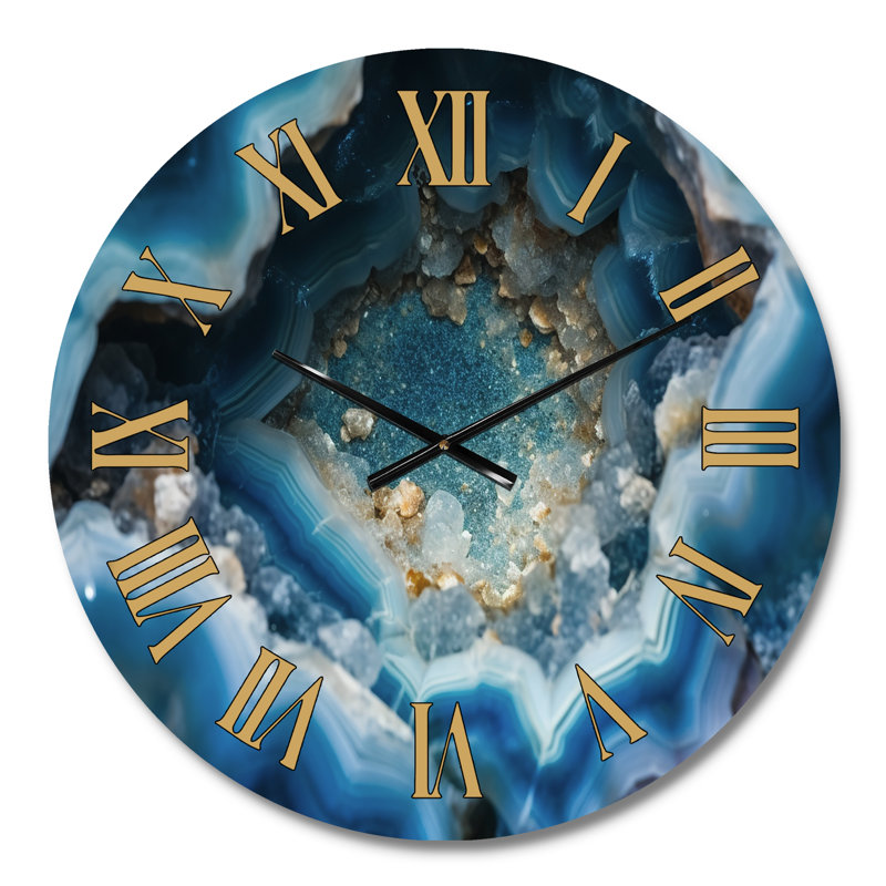 Horloge murale Geode Gems I, Médium