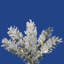 Pacific Flocked Pencil Pine Artificial Christmas Tree-664833401-658775321