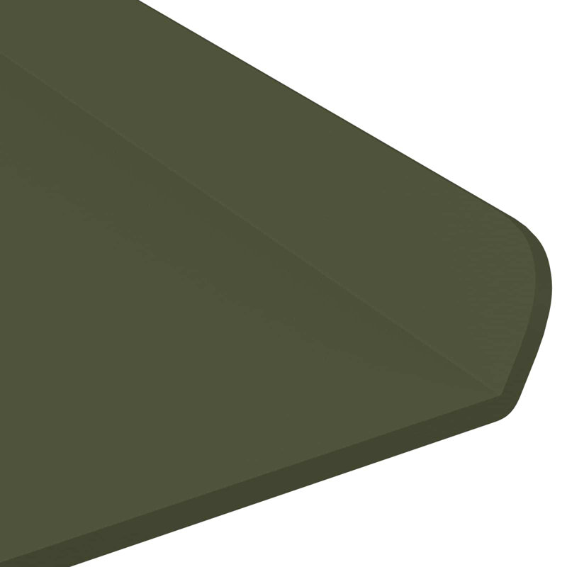 Steel Floating Shelf, Olive Green