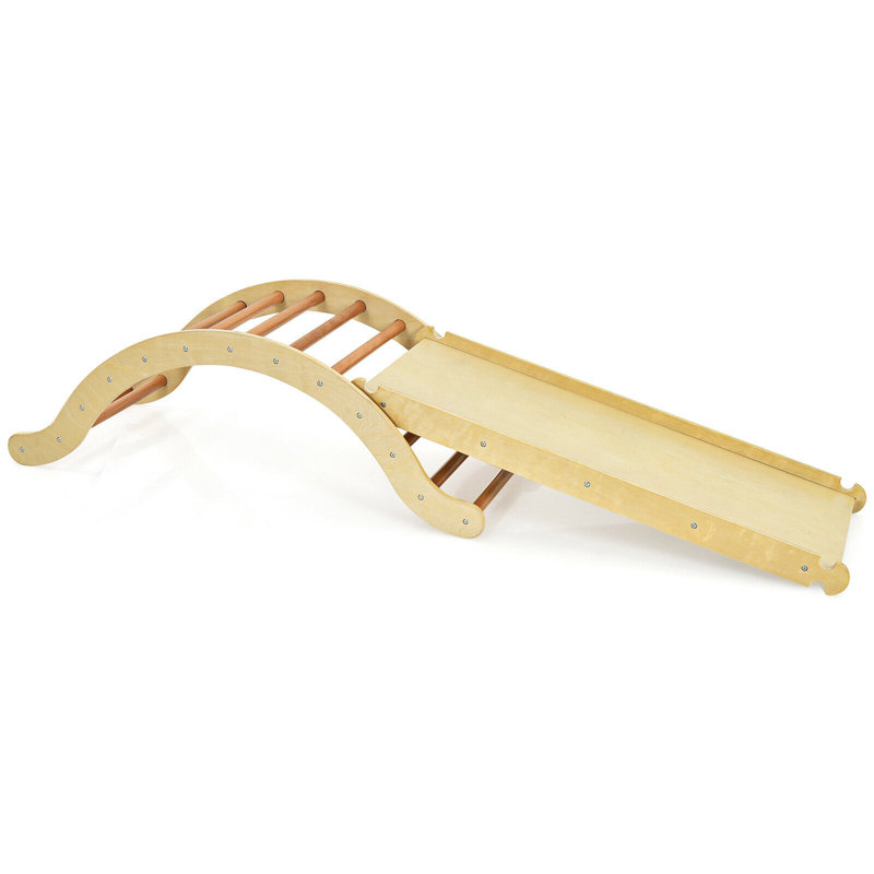 Gymax 75'' W Wood Climber
