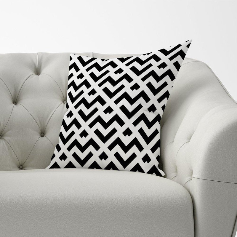 Varnell Geometric Square Cushion