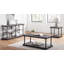 Ensemble de tables basses en acier bleu 47,25 po Kiven-127448547-105323255