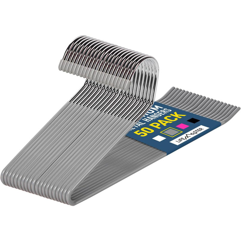 Metal Standard Hanger, Grey, 50