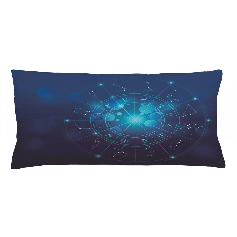 Housse de coussin lombaire intérieur/extérieur astrologie, 16 po x 36 po