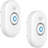 Airthereal Water Leak Detectors 2-Pack, 120dB Adjustable Audio Alarm Sensor, Sensitive Leak and Drip Alert