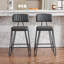 Ensemble de 2 tabourets de bar industriels (sans la table)-1260415642