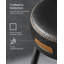 Swivel Upholstered Leather Bar Stool