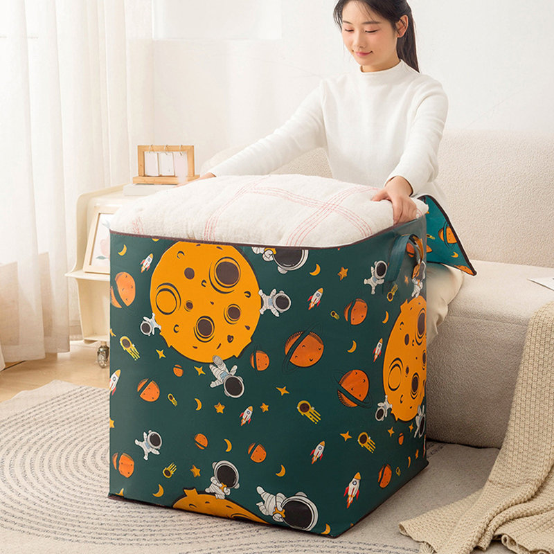  Grands sacs de rangement pour vêtements, organisateurs de placard et rangement, bacs de rangement pliables pour vêtements avec couvercles, contenants de rangement pour couverture, édredon, oreiller, literie (s)
