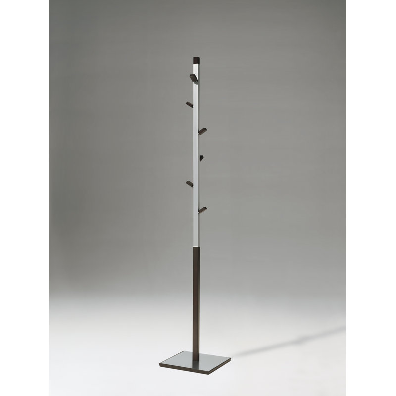 Belgica Freestanding 6 - Hook Coat Rack, Wenge