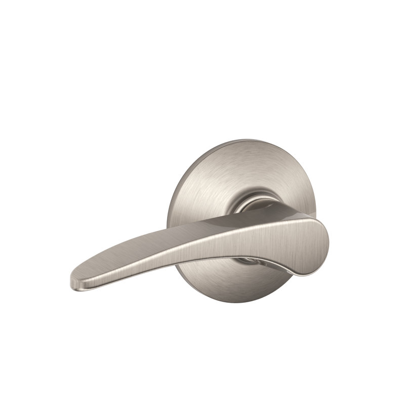 Manhattan Lever Hall and Closet Lock, Satin Nickel
