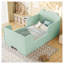 Structure de lit pour tout-petits en forme d'ours rose-869377899