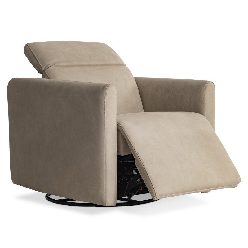 Swivel Recliner, Leather
