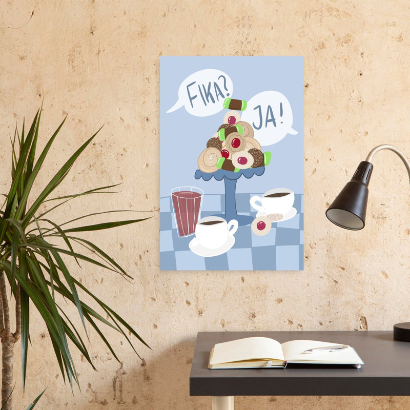 Fika by Athene Fritsch - Wrapped Canvas Print, 60.96 cm H x 40.64 cm W