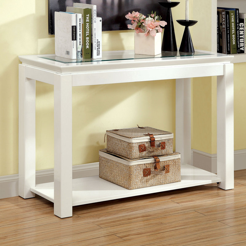Console 47,63 po Bovian, Blanc