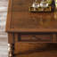 Table basse carrée rétro et luxueuse