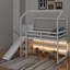 Lit mezzanine simple avec tablettes et lumière-120034833