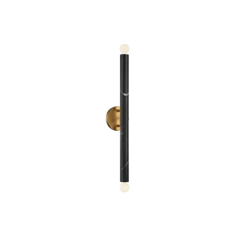 Irmeli Metal Armed Sconce in Brass, Brass