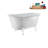 57.5'' x 29.5'' Soaking Acrylic Bathtub-83636146-90752935