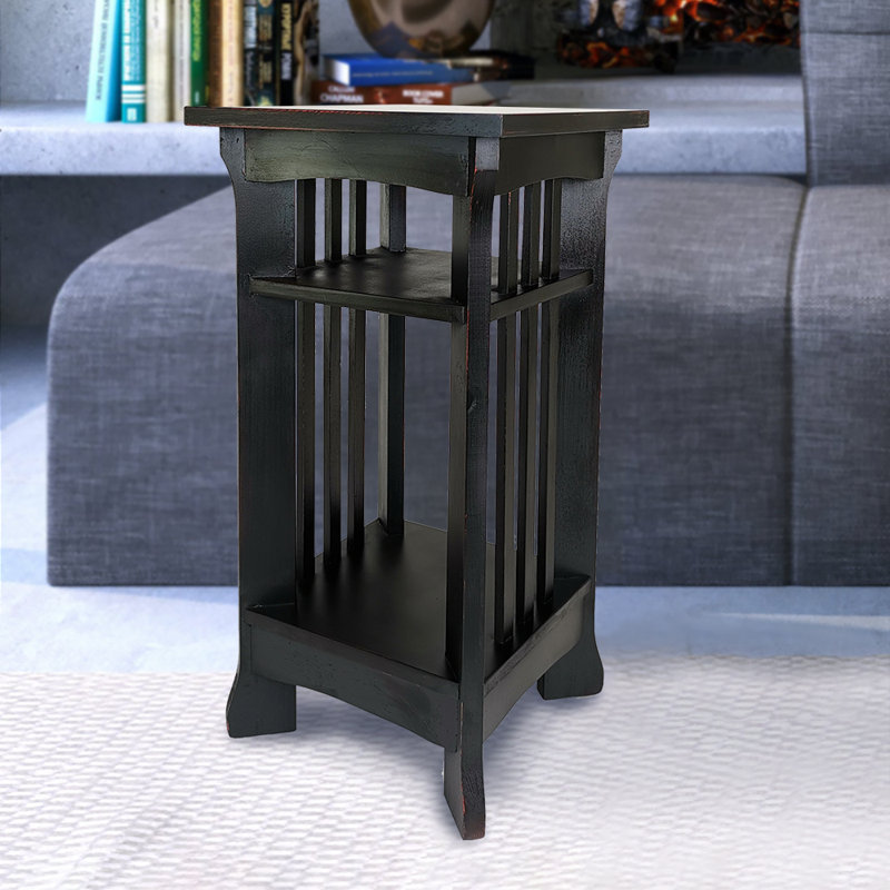 Table de bout Leamon, Noir antique