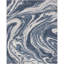  Tapis bleu abstrait à tissage plat Abstract Harmony-88588448