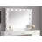 Glam Style 1Pc Vanity Set Multiple Drawer Cabinets 15Pcs Bulbs Usb Charger White Finish Bedroom Furniture Stool Not Included